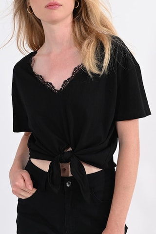 Crop top - Nero - Molly Bracken