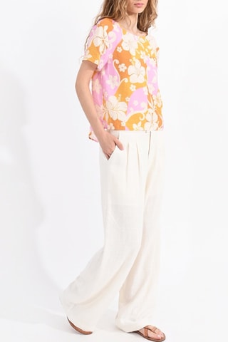 Top - Arancione e bianco - Lili Sidonio