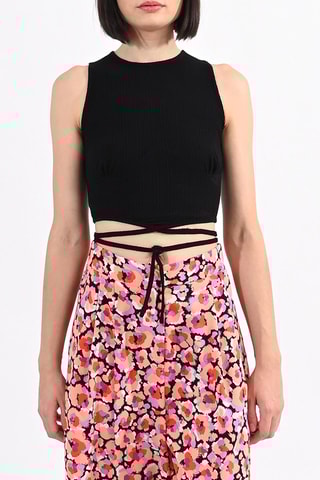 Crop top - Nero - Lili Sidonio