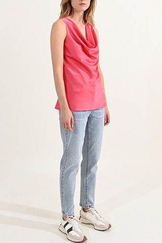 Top senza maniche - Corallo - Molly Bracken