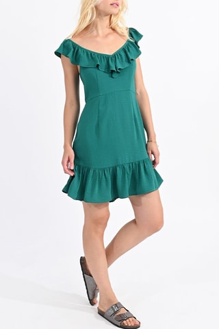 Abito a trapezio - Verde smeraldo - Molly Bracken