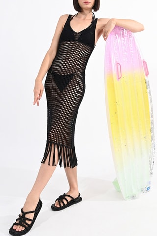 Abito taglio dritto - Nero - Lili Sidonio