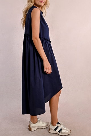 Blouse-jurk - Marineblauw