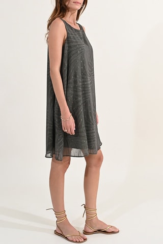 Vestido trapézio - Caqui - Molly Bracken