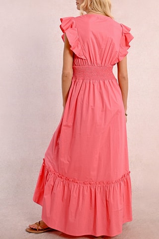 Lange Jurk - Koraalrood