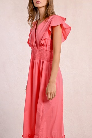 Lange Jurk - Koraalrood