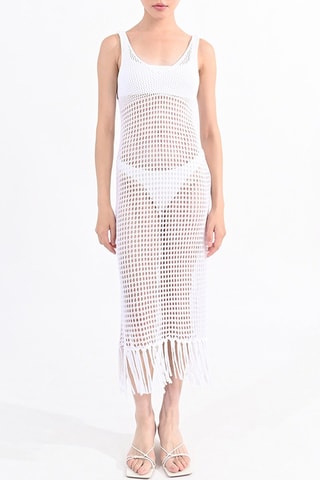 Abito taglio dritto - Bianco - Lili Sidonio