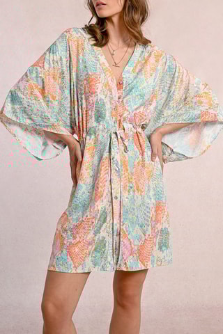 Abito a camicia - Turchese