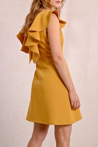 Abito a campana - Senape