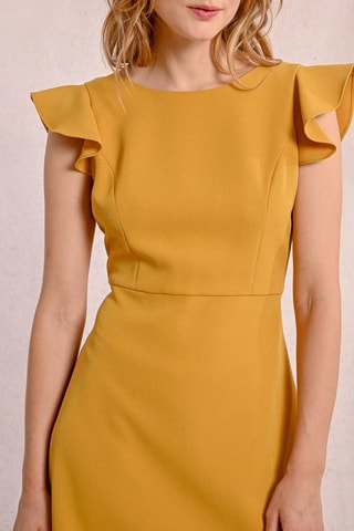 Abito a campana - Senape