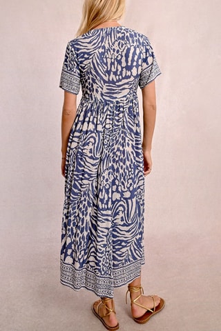 Midi-jurk - Indigoblauw