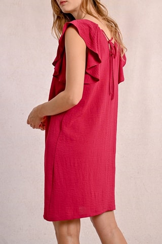 Abito taglio dritto - Rosso