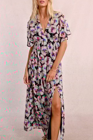 Abito lungo - Nero e bianco