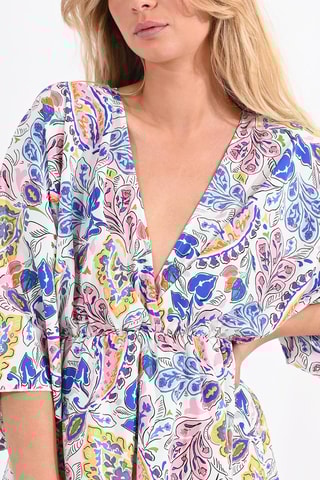 Abito con volant - Bianco - Molly Bracken