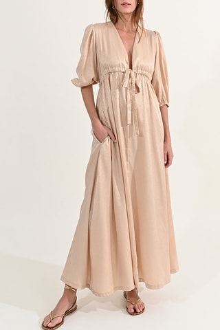 Lange Jurk - Goudkleurig - Molly Bracken