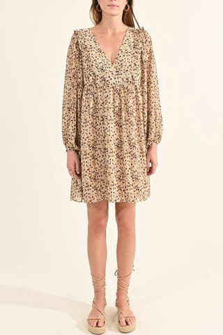 Abito taglio dritto - Beige - Molly Bracken