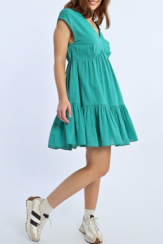 Abito a campana - Verde smeraldo