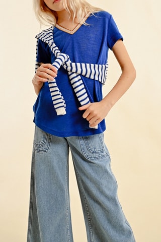 T-shirt - Bleu électrique