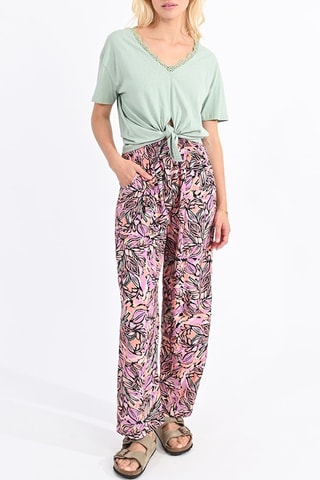 T-shirt annodata - Verde acqua - Molly Bracken