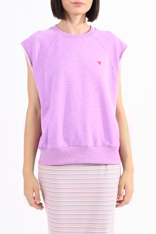 Felpa senza maniche - Viola - Lili Sidonio