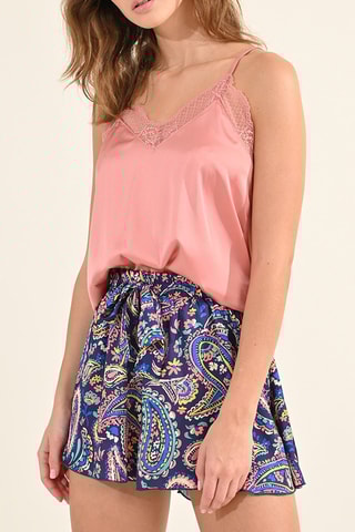 Shorts a vita alta - Navy - Molly Bracken