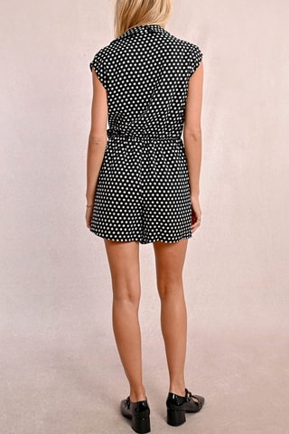 Tuta corta a portafoglio - Nero