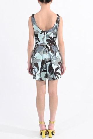 Tuta corta - Kaki e celeste - Lili Sidonio