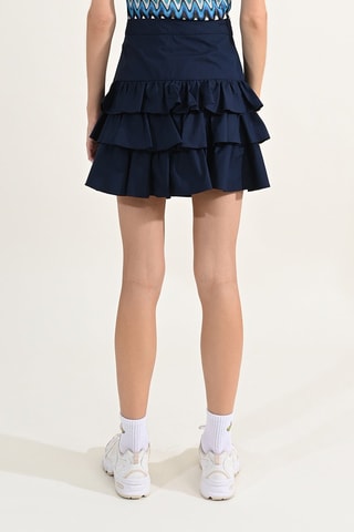 Gonna a volant a vita alta - Navy - Lili Sidonio