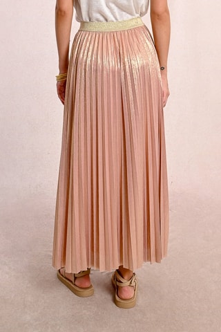 Gonna plissé - Rosa cipria