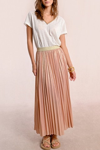 Gonna plissé - Rosa cipria