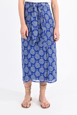 Gonna midi - Blu elettrico - Molly Bracken