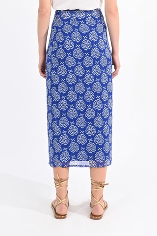 Gonna midi - Blu elettrico - Molly Bracken