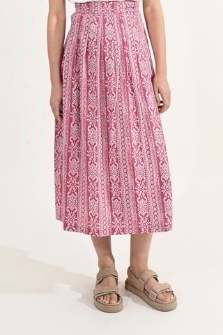 Gonna midi a vita alta - Rosso - Molly Bracken