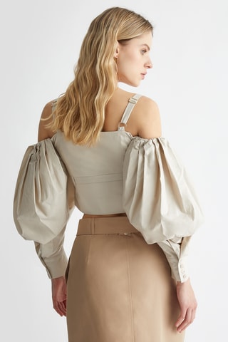Crop top - Beige