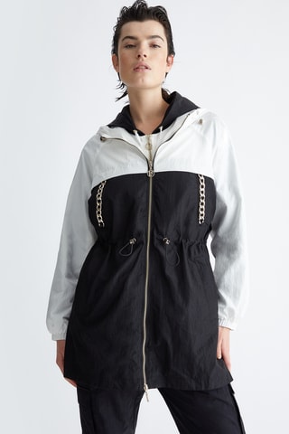 Parka à capuche - Noir