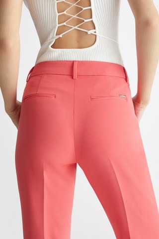 Pantaloni a vita alta - Rosa