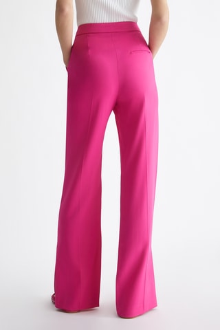 Pantaloni da completo a vita alta - Rosa