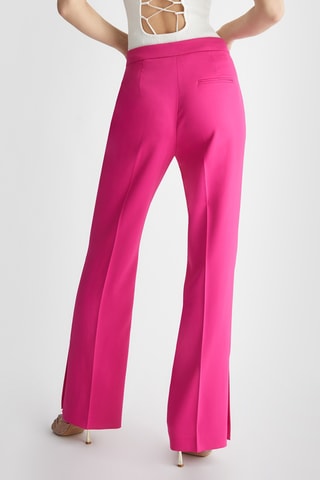 Pantaloni da completo a vita alta - Rosa