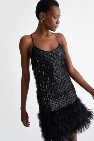Robe droite - Noir