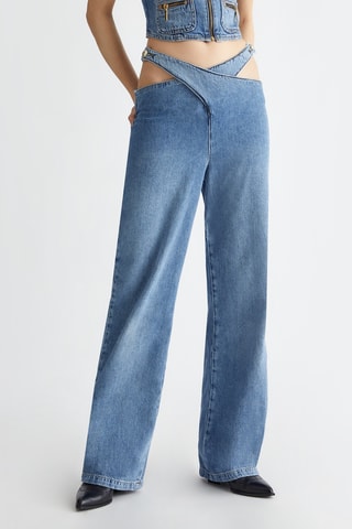 Jean wide legs - Bleu
