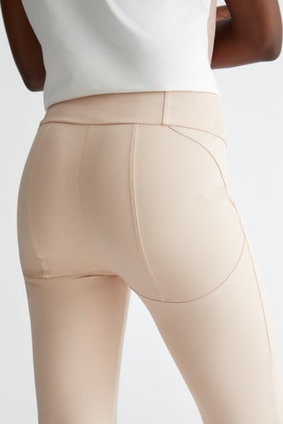 Pantalon taille haute - Beige