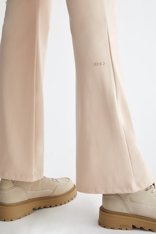 Pantalon taille haute - Beige