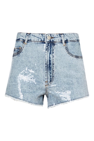 Short en jean - Bleu