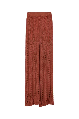 Pantaloni a vita alta - Rosso