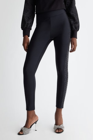 Leggings a vita alta - Nero