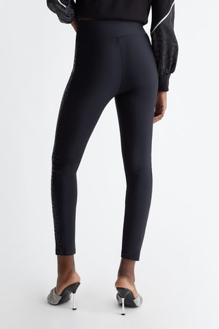 Leggings a vita alta - Nero