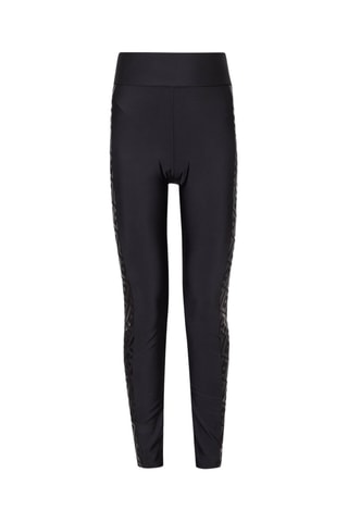Leggings a vita alta - Nero