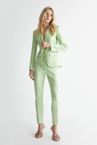 Pantaloni cigarette - Verde chiaro