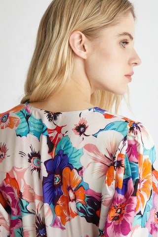 Robe midi - Multicolore