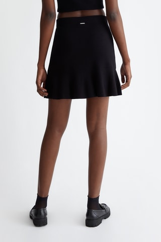 Minijupe taille haute - Noir
